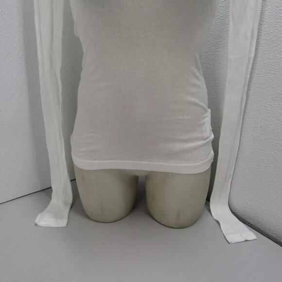 NEW BITE STUDIOS Womens Long-Sleeve Thin Jersey T-Shirt Size S White - Picture 6 of 12